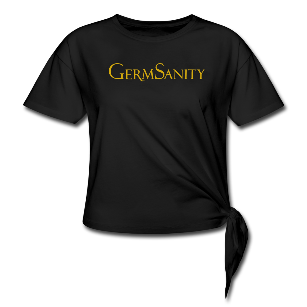 "GermSanity" Women's T-Shirt (Knotted)